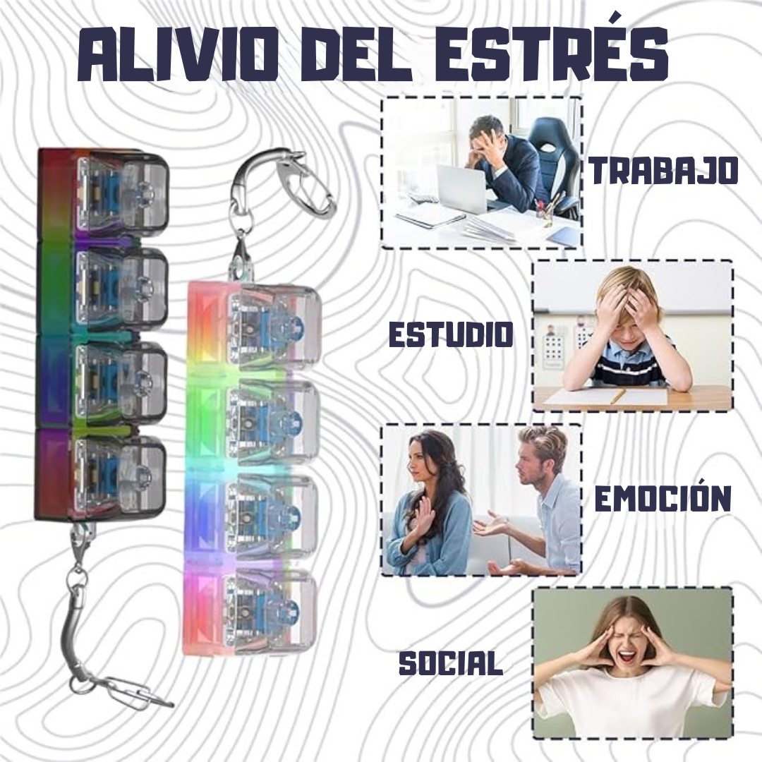 KeyZen™ – Mini Teclado Anti-Estrés