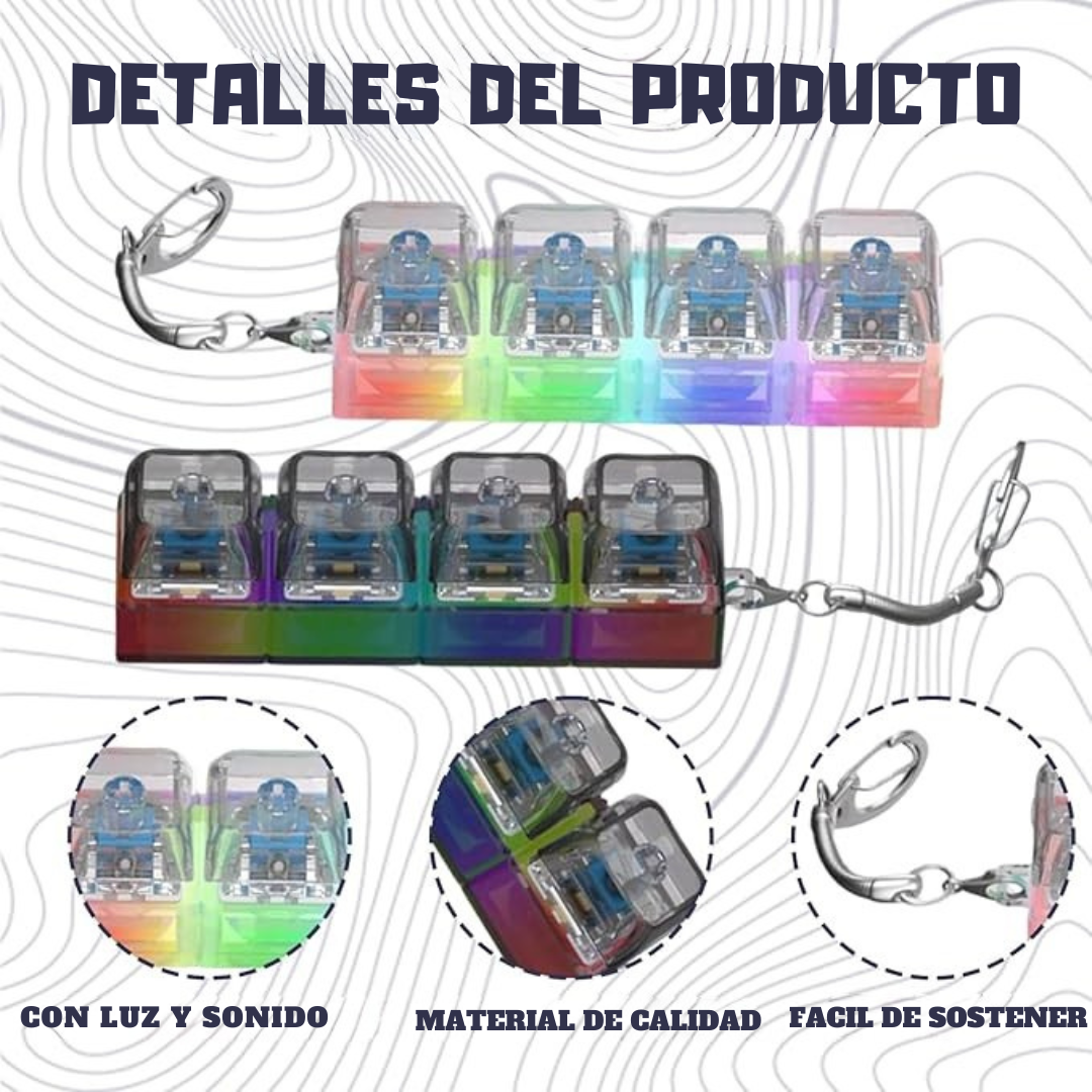 KeyZen™ – Mini Teclado Anti-Estrés